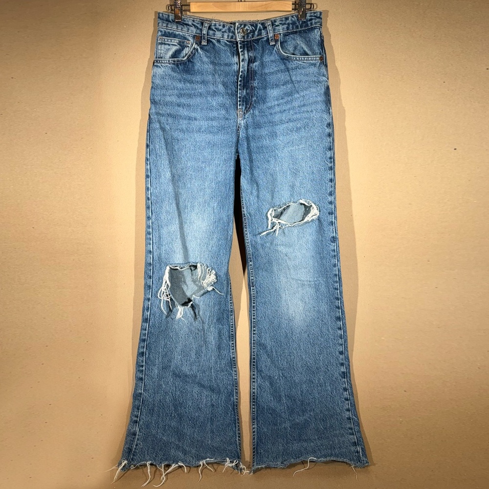 ZARA VINTAGE DISTRESSED JEANS